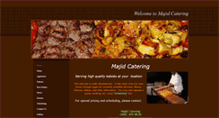 Desktop Screenshot of majidcatering.com